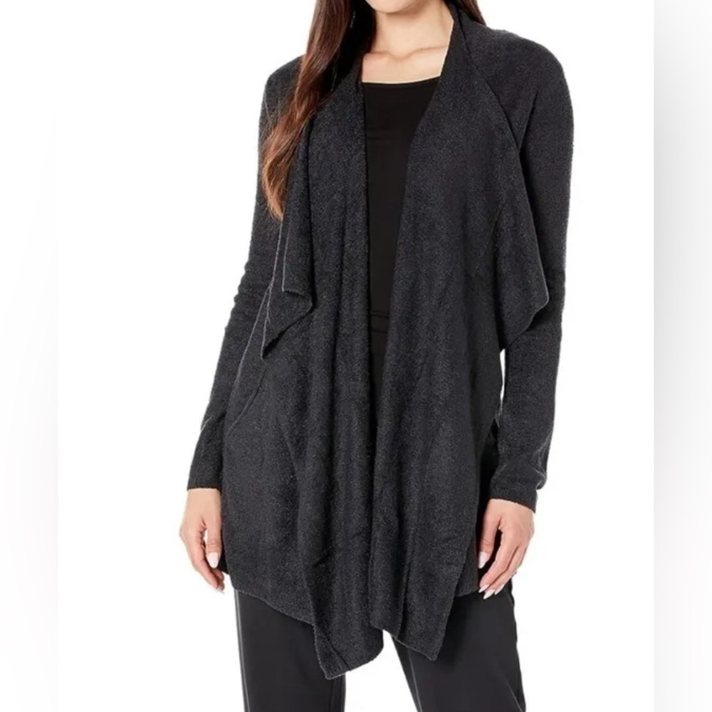 Barefoot Dreams Cozychic Lite Long Cardigan Black Size XXS/XS